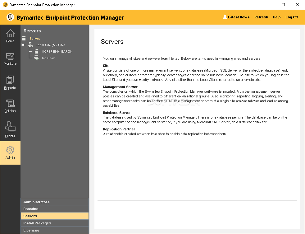 symantec endpoint protection download update